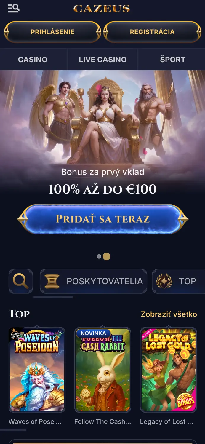 Kasíno témy a hry na mobile